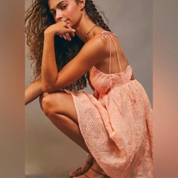 For Love & Lemons Frances Mini Dress NWT - Picture 8 of 11